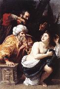 BADALOCCHIO, Sisto Susanna and the Elders  ggg Sweden oil painting reproduction